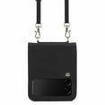 thumbnail image 2 of Allytech for Samsung Galaxy Z Flip 3 Case with Lanyard, Shoulder Strap Shockproof Drop Protection Anti-Drop All-Inclusive Women Men Girls Phone Protective Cover Case for Samsung Z Flip 3 5G, Black, 2 of 5
