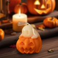 thumbnail image 4 of Clearance Halloween Decor Under $6 Halloween Pumpkin Decorative Scented Candles Natural Soy Beeswax Clean Long Lasting Burn Festive Atmosphere For Any Room Parties Cozy Holiday Decoration,1PC, 4 of 4
