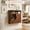 Brown, variant on Wall-Mounted Bathroom Cabinet with Barn-Style Doors, Medicine Cabinet with Adjustable Shelf for Over Toilet Storage, Hanging Cabinet for Bathroom or Kitchen