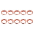 thumbnail image 2 of 10Pcs Copper Oil Drain Plug Crush Washers Solid Sturdy Easy Installation Car Auto Repair Replacement Gaskets, 2 of 9