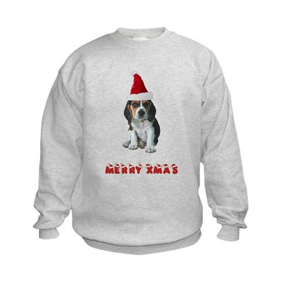 CafePress - Beagle Christmas Kids Sweatshirt - Kids Sweatshirt, Youth Crew Neck Sweatshirt