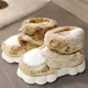 thumbnail image 1 of Zapatos cálidos de invierno para mujer 2024, pantuflas de algodón para interiores con forro de felpa, botas de nieve altas con plataforma para parejas, pantuflas de casa para hombre y mujer, 1 of 4