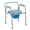 Blue, variant on 3-in-1 Bedside Commode Chair 350 lbs, Adjustable Height, Wide Seat, 7.5 Qt Bucket with Lid – Portable Toilet for Seniors & Elderly