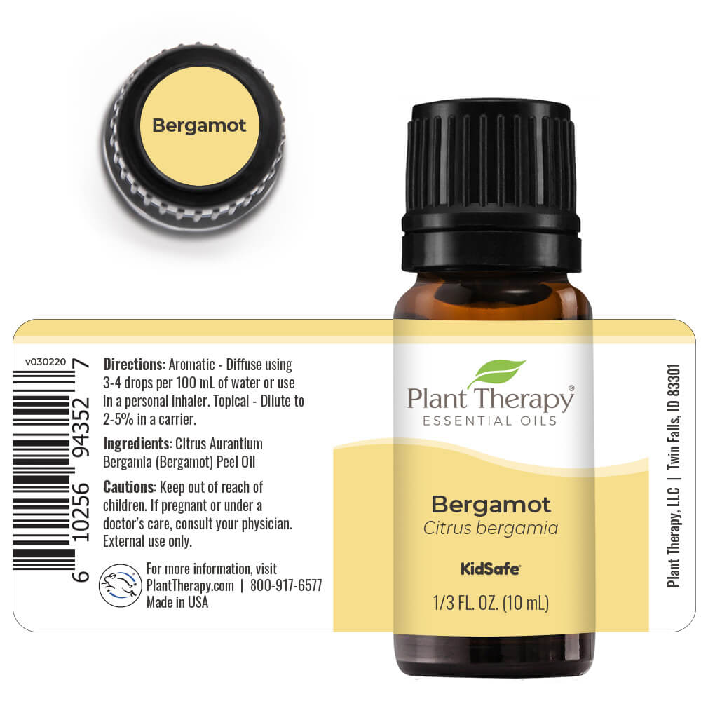 Plant Therapy Bergamot Essential Oil 100% Pure, Undiluted, Natural Aromatherapy, Therapeutic Grade 10 mL (1/3 fl oz) - image 3 of 7