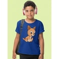 thumbnail image 2 of Cute Baby Kangaroo T-Shirt Juniors -Image by Shutterstock,  Small, 2 of 4