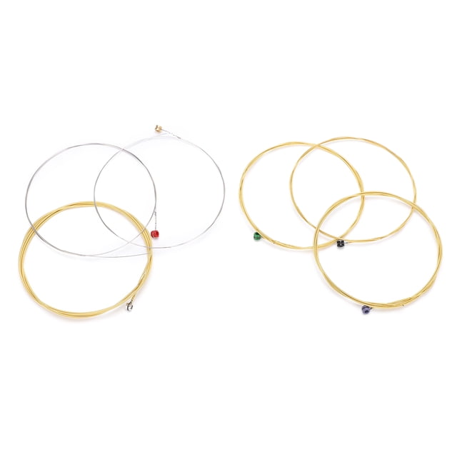 Guitar String, Clear Sound Strings Kit Bend Phosphor Bronze Coating For Instrument Parts Replacement For Beginners TX620