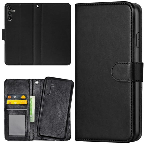 For Samsung Galaxy S25 - Wallet case/Shell Black