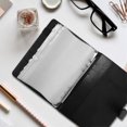 thumbnail image 5 of A5 Leather Notebook Binder With 16pcs A5 Plastic Binder Pockets, Budget Envelope System,a5 Budget P, 5 of 5