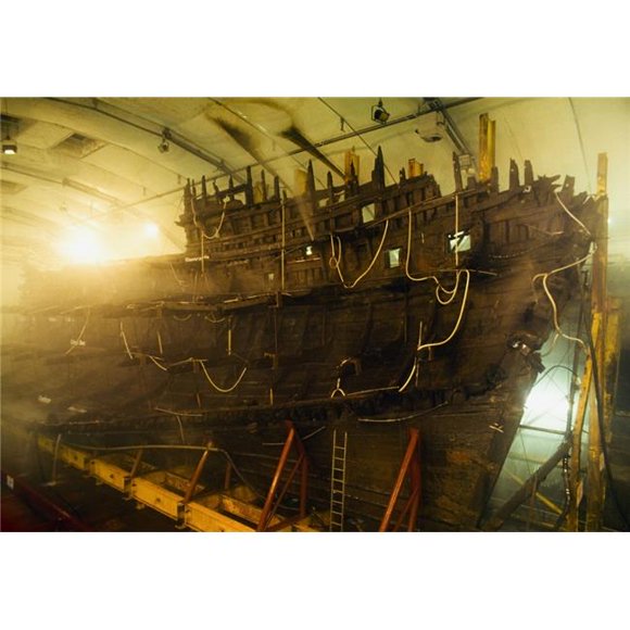 Shipwreck of The Mary Rose Portsmouth England - Shipwrecked in 1545 & Now On Display in The Portsmouth Historic Docky 3 Poster Print by The Irish Image Collection, 36 x 24 - Large