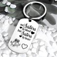 thumbnail image 4 of Best Friend Keychain,Not Sisters by Blood But Sisters by Heart Friendship Gifts for Women Sister Birthday BFF Jewelry, 4 of 4
