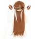thumbnail image 2 of Peluca de juego para cosplay, peluca de cosplay, peluca de anime larga y recta, cabello sintético para cosplay, apariencia llamativa, 2 of 14