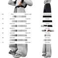thumbnail image 3 of THJRPQJFD Girls Sweatpants Wide Leg High Waist Baggy Sweat Pants Contrast-Waist Track Pants Oversized Sports Joggers with Pockets Preppy Open Bottom, 3 of 4