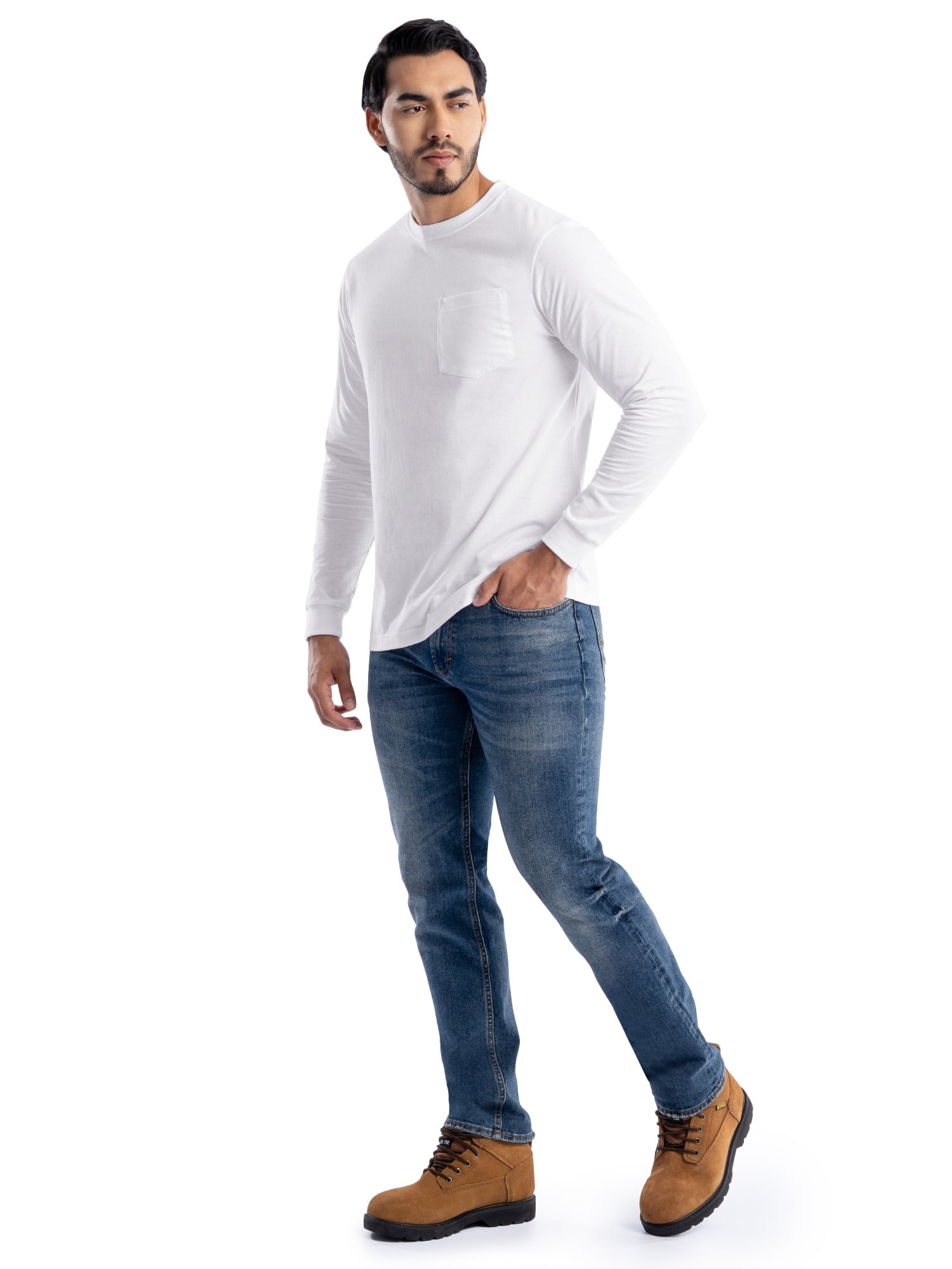 Brahma Workwear Mens Long Sleeve Core Tee, Sizes S-5XL and LT-4XLT
