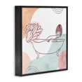 thumbnail image 2 of Stupell Industries Eclectic Pastel Geometric Bathtub Flower Black Framed Giclee Art, 24 x 24, by Lil' Rue, 2 of 7