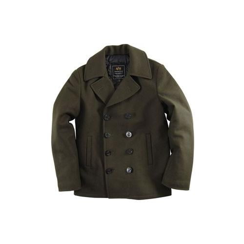 alpha peacoat