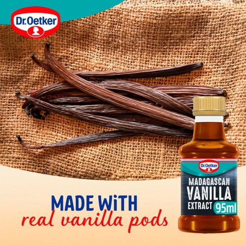 Dr. Oetker Large Madagascan Vanilla Extract 95ml, British Import (Pack of 2)