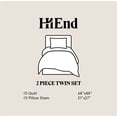thumbnail image 3 of HiEnd Accents Star Ranch 2 Piece Quilt Set with Pillow Sham, Twin Size, Cotton Lightweight Reversible Luxury Bedding Set, Western Rustic Style Bed Cover, 1 Quilt and 1 Pillowcase, 3 of 3
