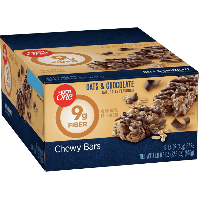Fiber One Oats and Chocolate Chewy Bars 