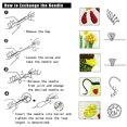 thumbnail image 4 of Kits De Iniciación De Bordado Diy Que Incluyen 50 Hilos De Colores Para Costura Diy Kits De Punto De Cruz Bordado Y Herramienta De Costura De Punto Muyoka Hogar, 4 of 7