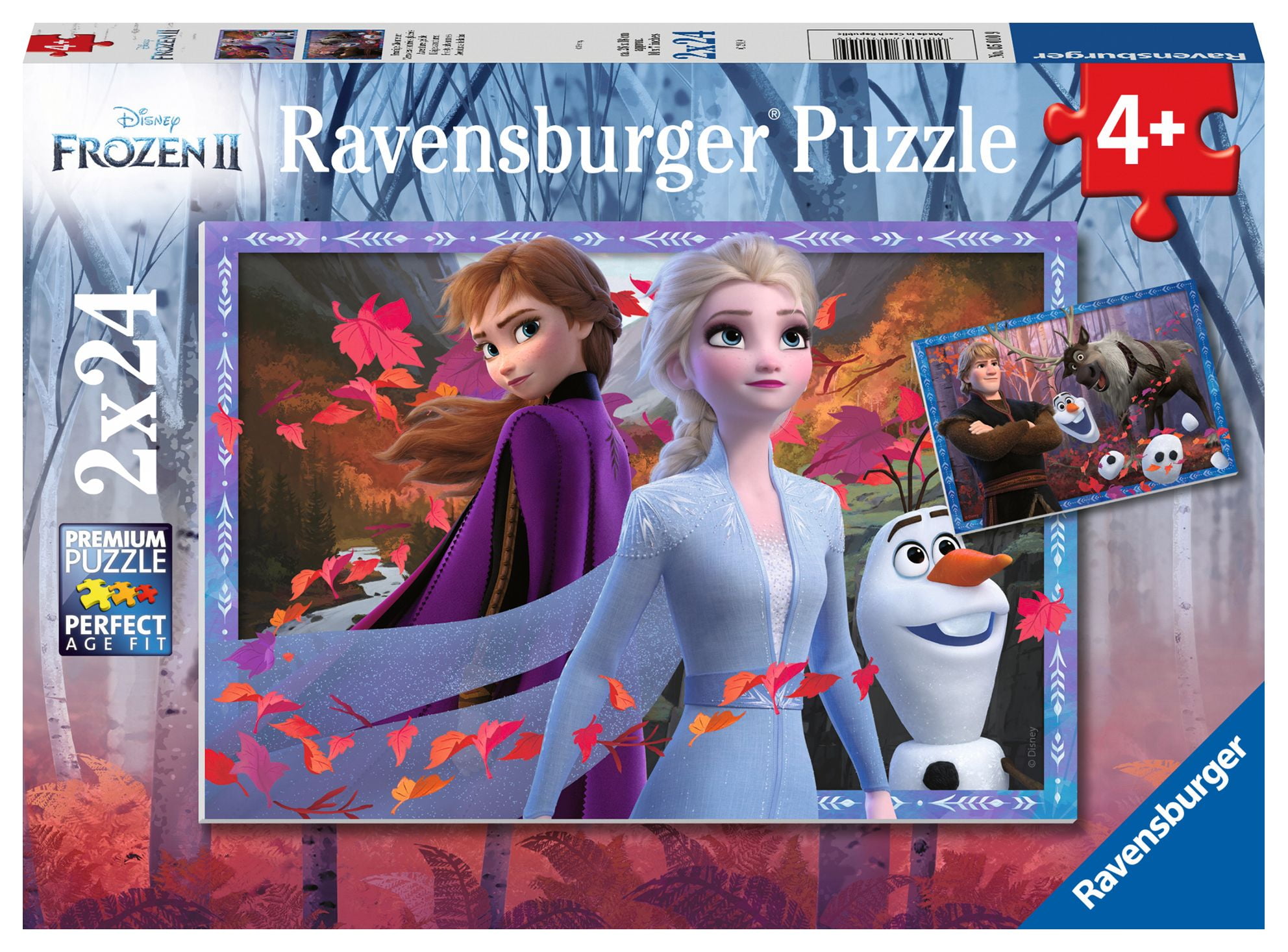Frosty Adventures 2 x 24Pc  ~ 4+ Ravensburger ~Frozen 2 