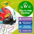 thumbnail image 5 of Crayola Musical Color Bug, Toddler Sensory Toy, Crafts, Musical Gifts for Toddlers, Ages 2, 3, 4, 5 of 9