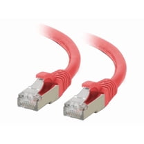 C2G - Patch cable - RJ-45 (M) to RJ-45 (M) - 90 cm - 0.2 in - STP - CAT 6a - indoor, snagless, stranded - red