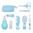thumbnail image 3 of Infant  Care Set, Safe Baby Grooming Kit Multifunctional Professional Blue Complete  For Travel, 3 of 8