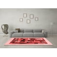 thumbnail image 3 of Ahgly Company Indoor Rectangle Abstract Red Contemporary Area Rugs, 5' x 7', 3 of 4
