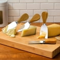 thumbnail image 2 of Cuchillo para Queso, Pala de Acero Inoxidable, Herramienta para Queso, Cubiertos, Juego de Cuchillos para Queso, Caja de Regalo, Herramienta de Cocina, Color Negro, 2 of 7