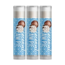 Delight Naturals Coconut Cream Pie Lip Balm - 3 Pack