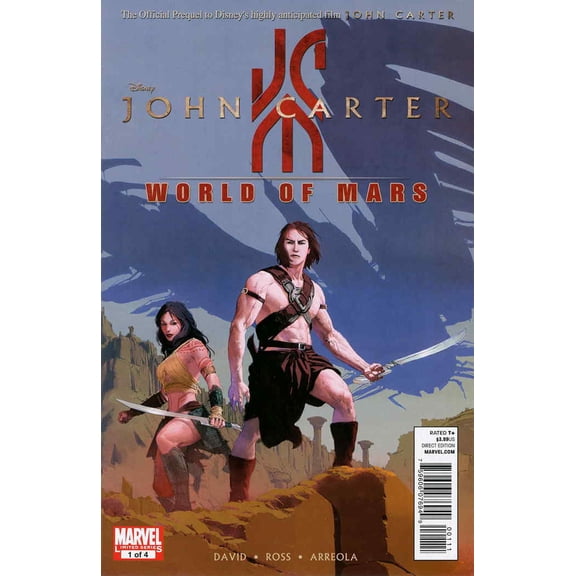 John Carter: The World of Mars #1 VF ; Marvel Comic Book