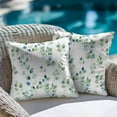 thumbnail image 4 of Throw Pillow Covers 20x20 Inch Set of 2 Leaf Branch Decorative Pillow Covers Green Leaf Cushion Cover Pillowcase for Sofa Couch Bed Home Decor, 4 of 9