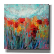 Epic Graffiti 'Shimmering' by Claire Hardy, Giclee Canvas Wall Art, 37"x37"