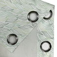 thumbnail image 5 of Ambesonne Nature Grommet Curtain, Modern Leaf Patterns, 50" x 63", Pale Green Navy Blue, 5 of 6