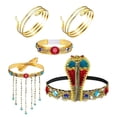 thumbnail image 1 of serony 5 Pcs Accessoires de Costume Égyptien pour Robe d'Halloween, Déguisements de Vacances, 1 of 6