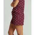thumbnail image 3 of 2 Pack Women's Pajama Set Shorts Lounge PJ Short Sleeve Two Piece Matching, 3 of 3