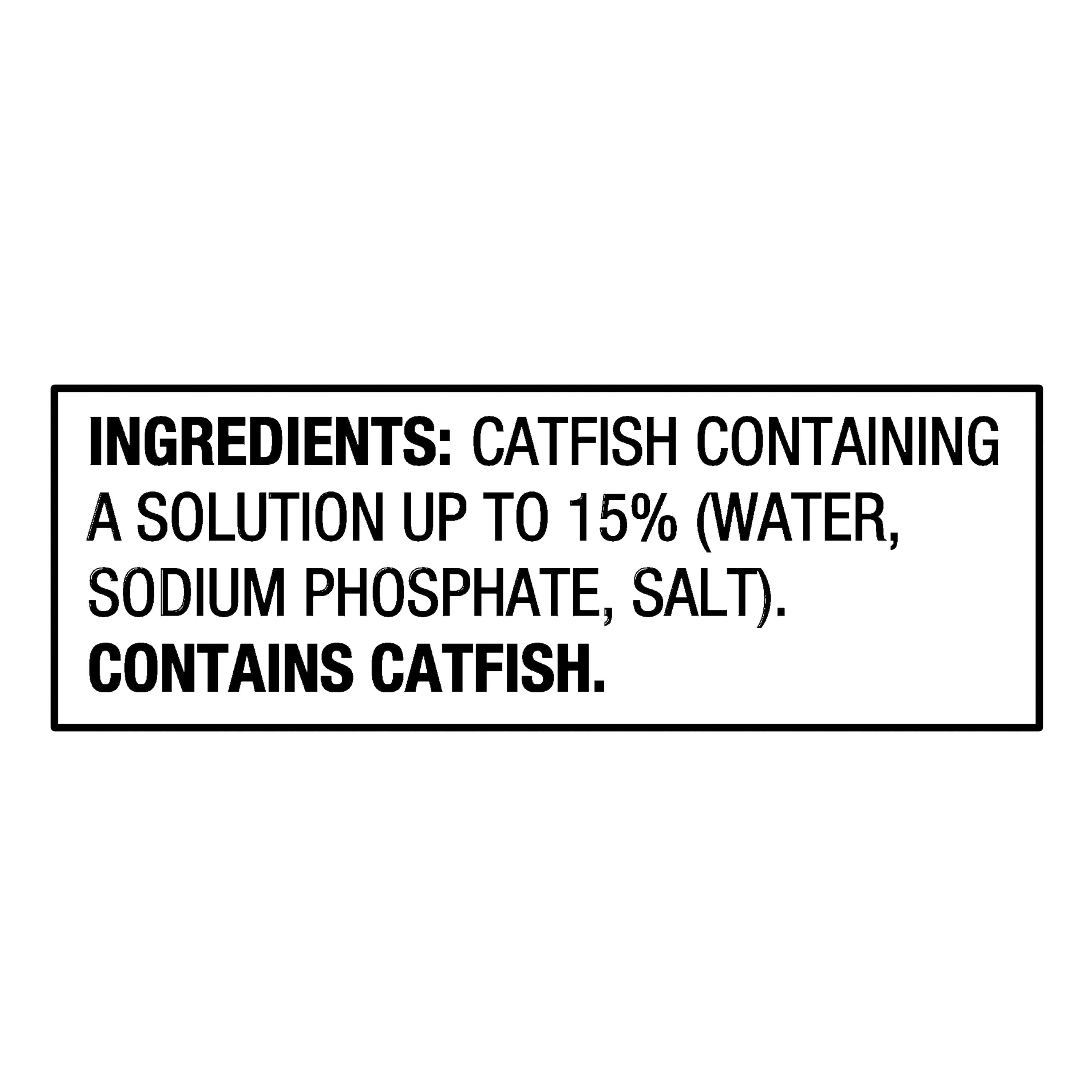 Great Value Frozen Catfish Skinless Fillets, 2 lb Bag