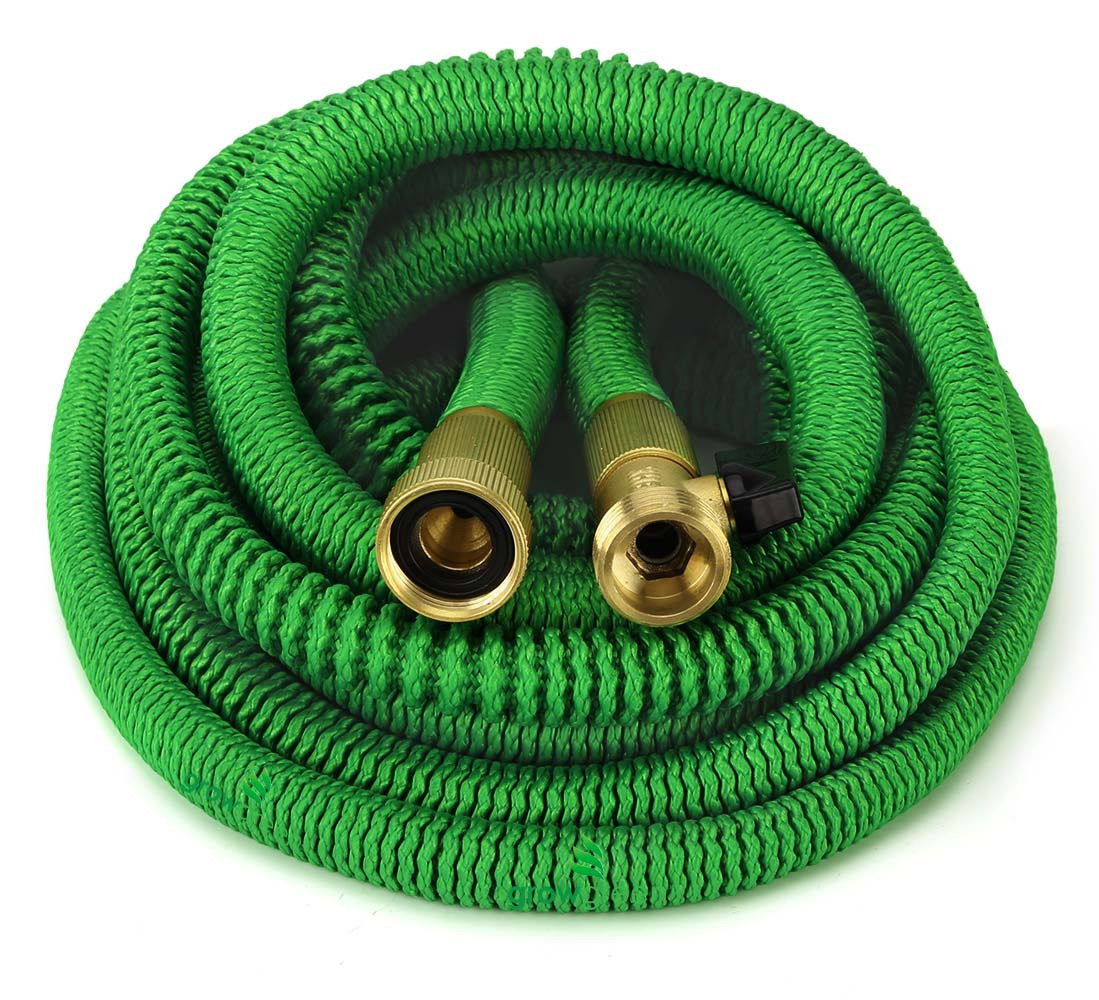 GrowGreen 50' Expandable Garden Water Hose Set with Nozzle - image 5 of 7