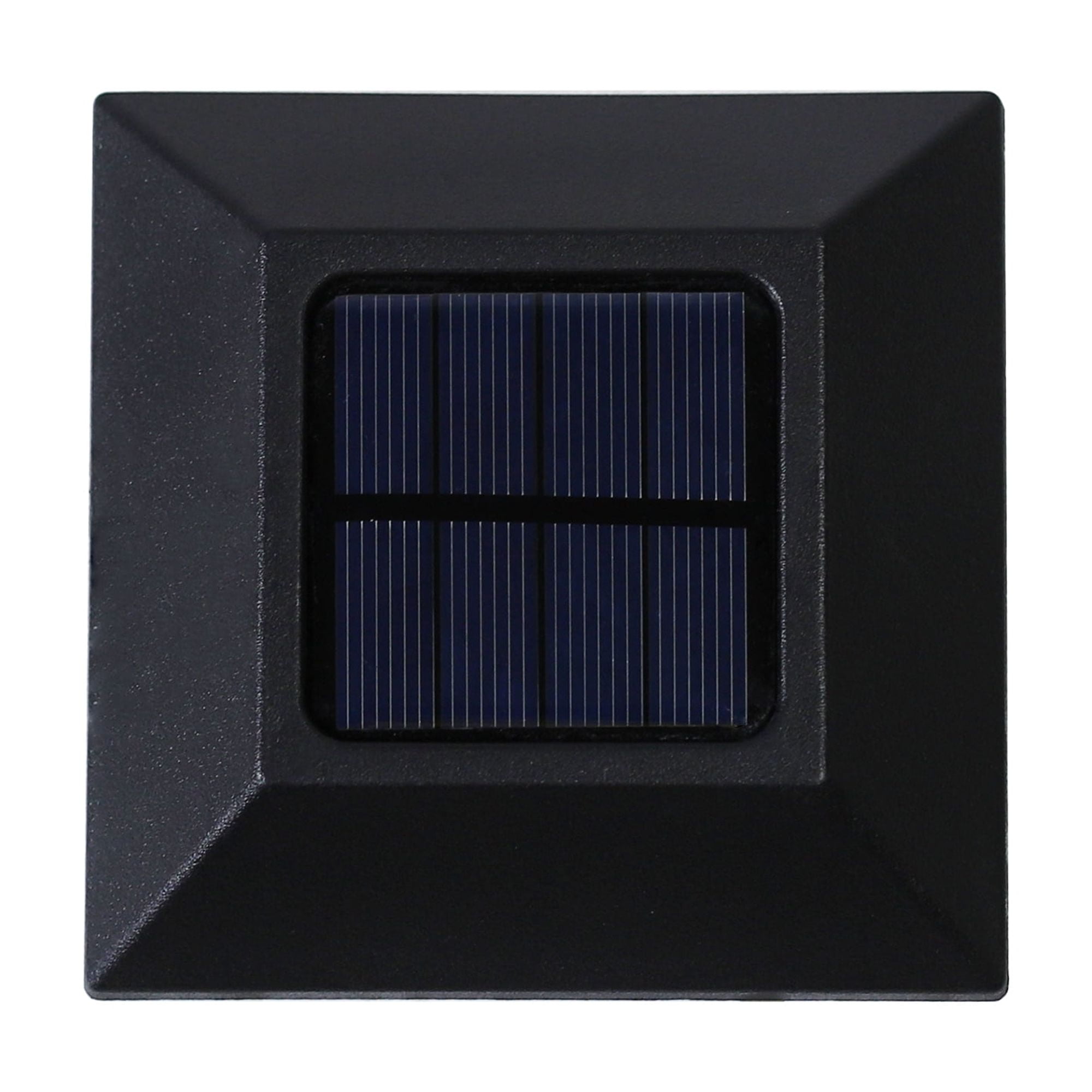 Mainstays Solar Black Square 8 Lumens LED Landscape Pathway Light with Plastic Lens (6 Count)