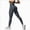 Y512-Black, variant on Invisible Scrunch Butt Lifting Leggings for Women Seamless High Waisted Tummy Control Workout Yoga Pants (Light Gray,XL)