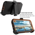 thumbnail image 6 of Ebizware for iphone 14 Pro Phone Case with [Belt Clip Holster] Kickstand Cover Military Grade Drop Protection Shockproof Heavy Duty Defender Case for iphone 14 Pro 6.1" - Black/Orange, 6 of 8