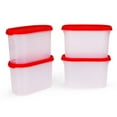 thumbnail image 1 of Tupperware Contenant de Rangement en Plastique - 1,1 Litres, 4 Pcs, Blanc, 1 of 3
