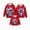 Bright Red, variant on Disney Lilo & Stitch Girls Boys Graphic Hoodie Sweatshirts Family Christmas Matching Sets Pullover Ugly Sweatshirts