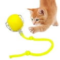 thumbnail image 1 of Automatic Cat Ball (No Wake-Up Function), Yellow Cat Ball with Leash (7*6), 1Pcs Motion Pet Friends，Triggers Their Natural Hunting Instinct, 1 of 9