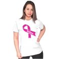 thumbnail image 4 of Breast Cancer Awareness Believe Womens Slim Fit Graphic Tee Brisco Brands S, 4 of 5