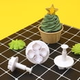 thumbnail image 1 of Snmubt - Juego de 3 grabados en relieve de cuatro hojas (blanco), 1 of 7
