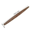 thumbnail image 2 of Hemoton Wooden French Rolling Pin Dough Roller Stick Ideal For Pasta Cookies Pie Pizza Dough Making Ideal For Home Kitchen Baking, 2 of 8