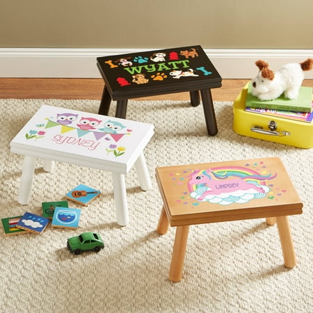 Personalized Best Buddies Critter Step Stool, Available in 3 Finishes and 4 (Best Toddler Step Stool With Rails)