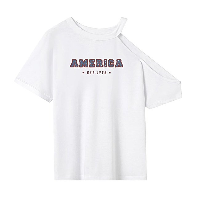 Camiseta para mujer de verano suave y simple con cuello redondo para senderismo, trabajo, viajes, caminar M