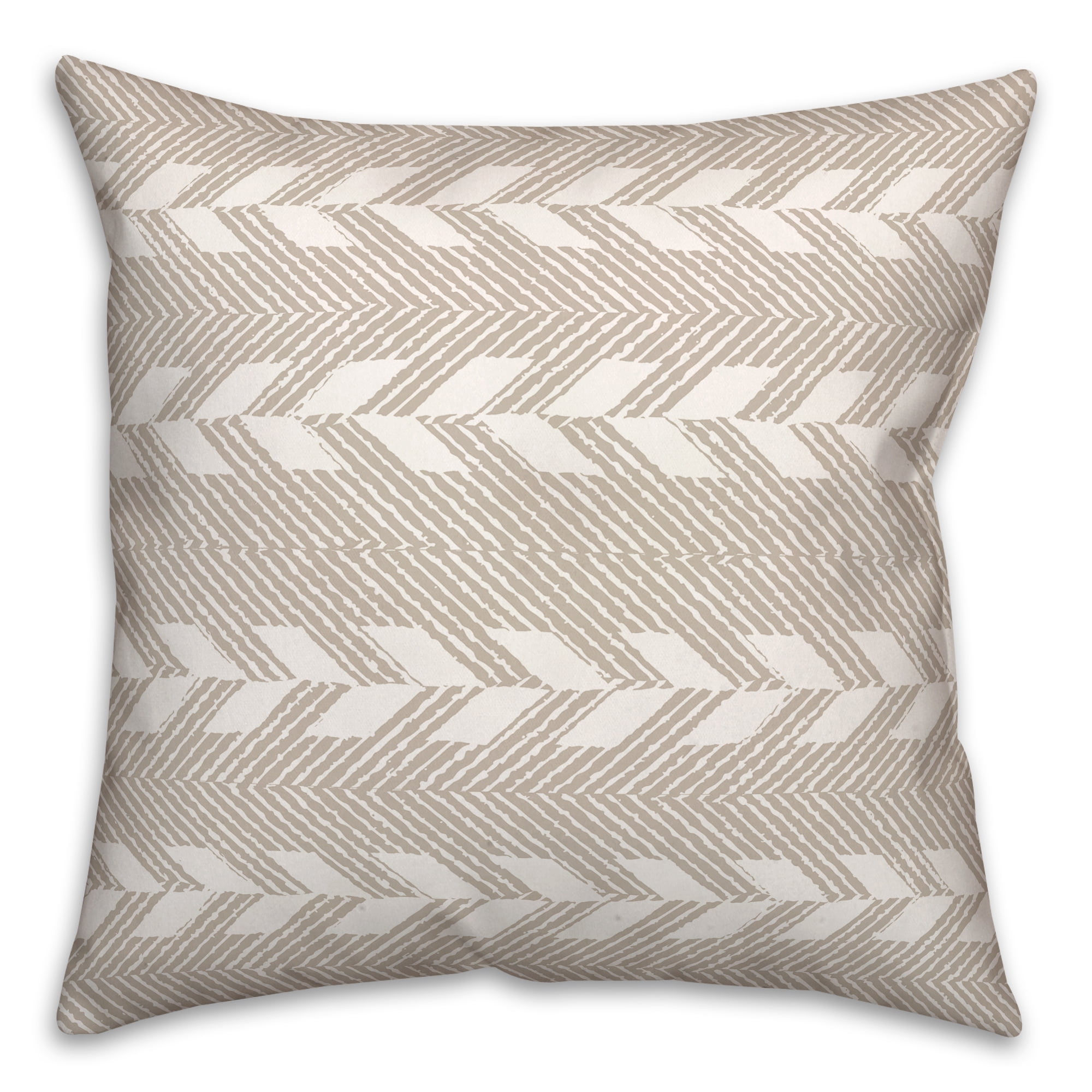 Creative Products Cream Weave Pattern 18 x 18 Indoor / Outdoor Pillow